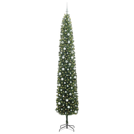vidaXL Kunstkerstboom Groen 300 cm PVC en Staal en Kunststof afbeelding3 - 1