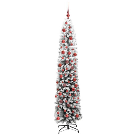 vidaXL Kunstkerstboom Groen 180 cm PVC en Staal en Kunststof afbeelding3 - 1