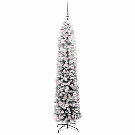 vidaXL Kunstkerstboom Groen 180 cm PVC en Staal en Kunststof afbeelding3 - 1