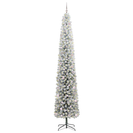vidaXL Kunstkerstboom Groen 300 cm PVC en Staal en Kunststof afbeelding3 - 1