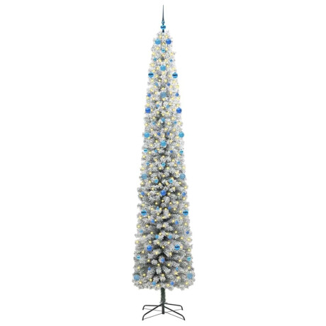 vidaXL Kunstkerstboom Groen 300 cm PVC en Staal en Kunststof afbeelding3 - 1