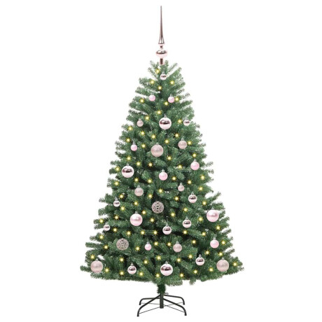 vidaXL Kunstmatige Inklapbare Kerstboom Groen 120 cm PVC en Metaal afbeelding3 - 1