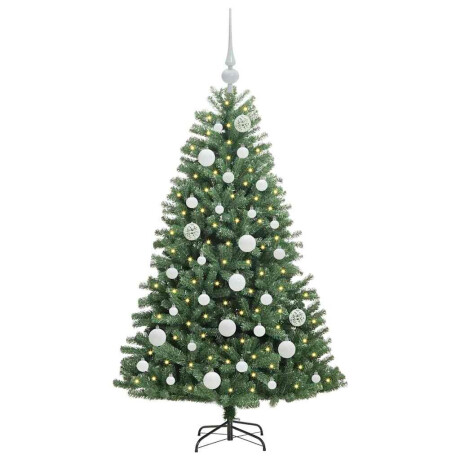 vidaXL Kunstmatige Inklapbare Kerstboom Groen 120 cm PVC en Metaal afbeelding3 - 1