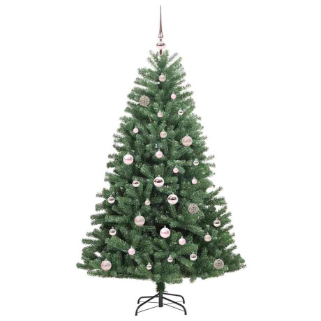 vidaXL Kunstmatige Inklapbare Kerstboom Groen 150 cm PVC en Metaal afbeelding3 - 1