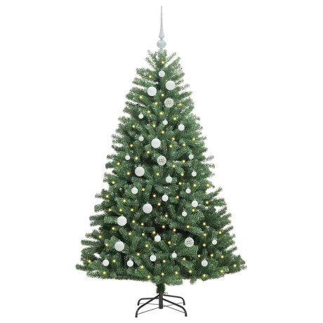vidaXL Kunstmatige Inklapbare Kerstboom Groen 150 cm PVC en Metaal afbeelding3 - 1