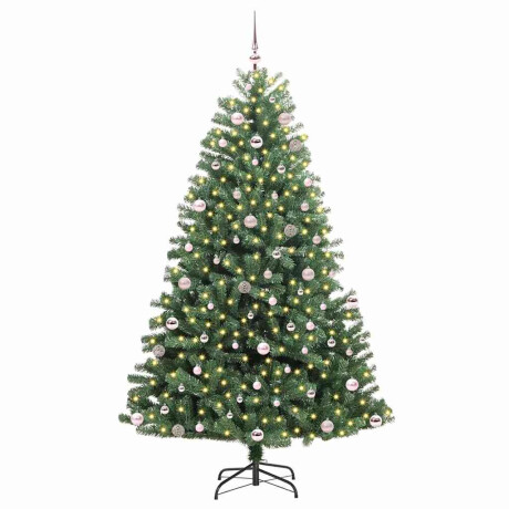 vidaXL Kunstmatige Inklapbare Kerstboom Groen 240 cm PVC en Metaal afbeelding3 - 1