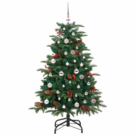 vidaXL Kunstkerstboom Groen 150 cm PVC en Metaal en Plastic afbeelding3 - 1