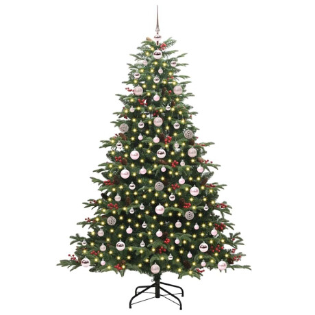 vidaXL Kunstkerstboom Groen 180 cm PVC en Metaal en Plastic afbeelding3 - 1
