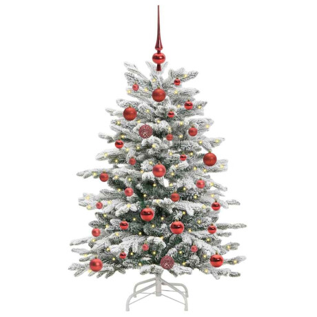 vidaXL Kunstmatige Inklapbare Kerstboom Wit 120 cm PE en PVC afbeelding3 - 1