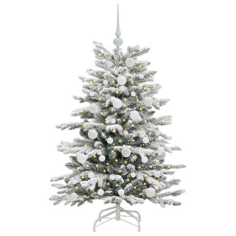 vidaXL Kunstmatige Inklapbare Kerstboom Wit 120 cm PE en PVC afbeelding3 - 1
