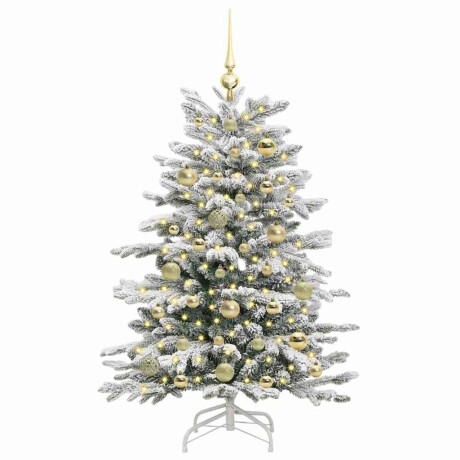 vidaXL Kunstmatige Inklapbare Kerstboom Wit 120 cm PE en PVC afbeelding3 - 1