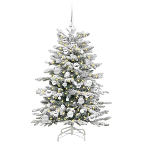 vidaXL Kunstmatige Inklapbare Kerstboom Wit 120 cm PE en PVC afbeelding3 - 1