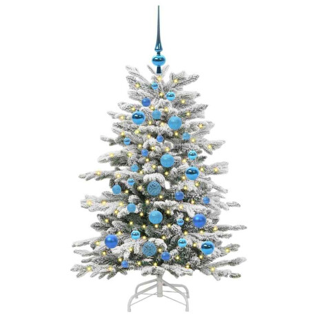 vidaXL Kunstmatige Inklapbare Kerstboom Wit 120 cm PE en PVC afbeelding3 - 1