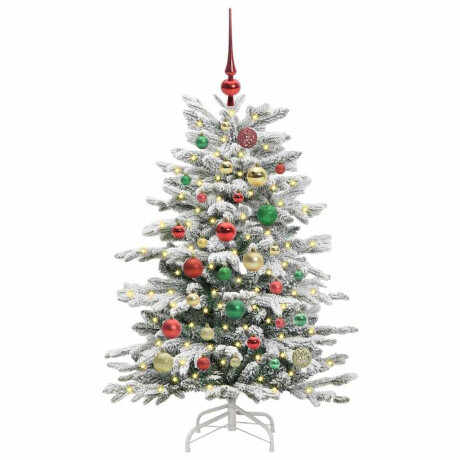 vidaXL Kunstmatige Inklapbare Kerstboom Wit 120 cm PE en PVC afbeelding3 - 1