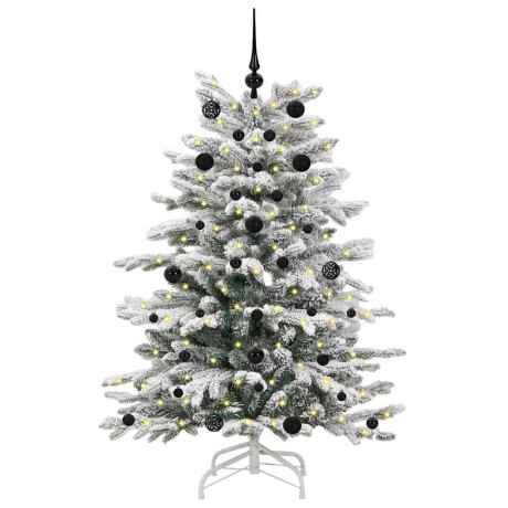 vidaXL Kunstmatige Inklapbare Kerstboom Wit 150 cm PE en PVC afbeelding3 - 1