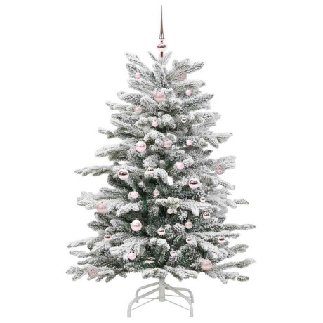 vidaXL Kunstmatige Inklapbare Kerstboom Wit 150 cm PE en PVC afbeelding3 - 1