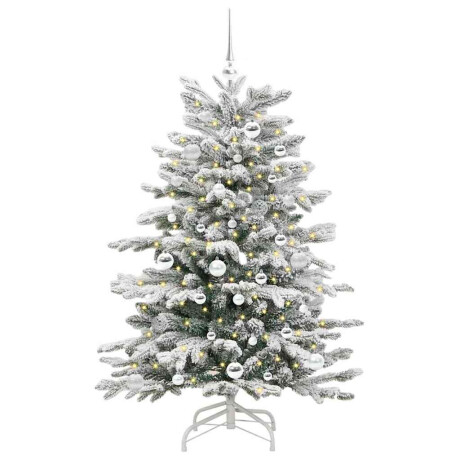 vidaXL Kunstmatige Inklapbare Kerstboom Wit 150 cm PE en PVC afbeelding3 - 1