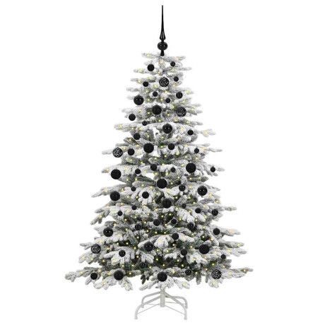 vidaXL Kunstmatige Inklapbare Kerstboom Wit 180 cm PE en PVC afbeelding3 - 1