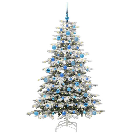 vidaXL Kunstmatige Inklapbare Kerstboom Wit 180 cm PE en PVC afbeelding3 - 1