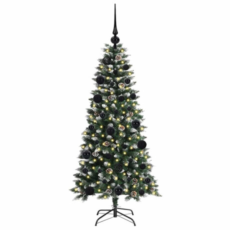 vidaXL Kunstkerstboom Groen 50 x 50 x 120 cm PVC en Plastic en Staal afbeelding3 - 1