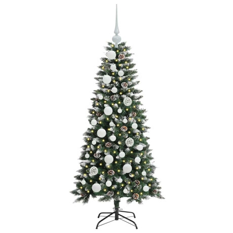 vidaXL Kunstkerstboom Groen 50 x 50 x 120 cm PVC en Plastic en Staal afbeelding3 - 1