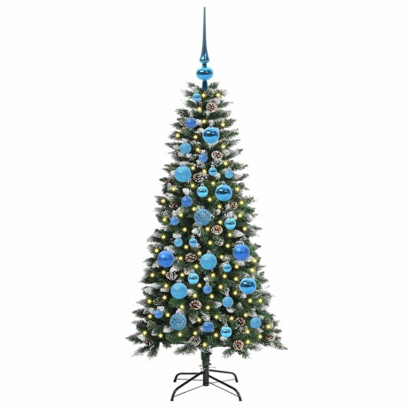 vidaXL Kunstkerstboom Groen 50 x 50 x 120 cm PVC en Plastic en Staal afbeelding3 - 1