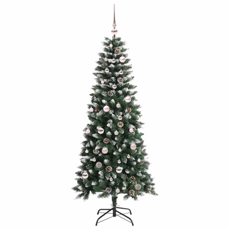 vidaXL Kunstkerstboom Groen 66 x 66 x 150 cm PVC en Plastic en Staal afbeelding3 - 1