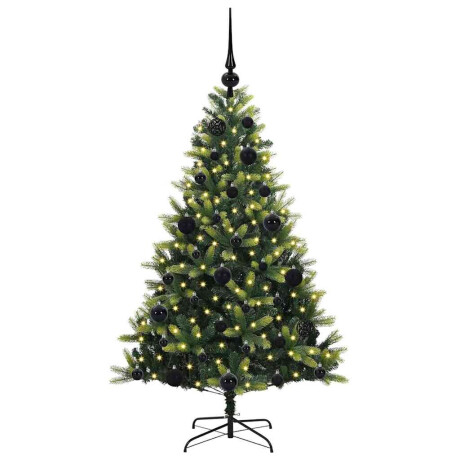 vidaXL Kunstmatige Hangende Kerstboom 150 LED's Groen 120 cm PVC en PE afbeelding3 - 1