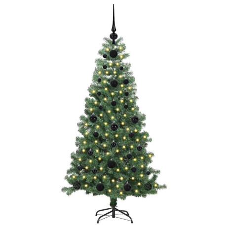 vidaXL Kerstboom met 150 LED met standaard Groen 120 cm PVC afbeelding3 - 1
