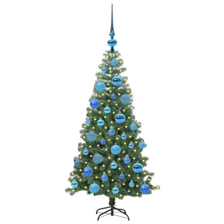 vidaXL Kerstboom met 150 LED met standaard Groen 120 cm PVC afbeelding3 - 1