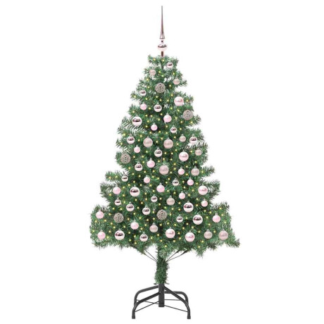 vidaXL Kerstboom met 300 LED met standaard Groen 180 cm PVC afbeelding3 - 1