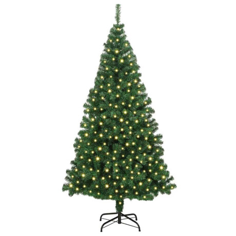 vidaXL Kunstkerstboom Groen 180 cm PVC en Staal en Kunststof afbeelding3 - 1