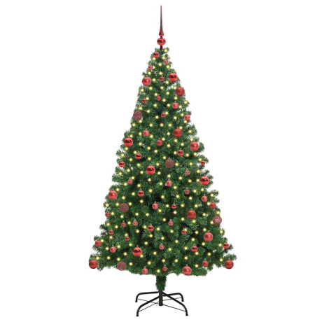 vidaXL Kunstkerstboom Groen 180 cm PVC en Staal en Kunststof afbeelding3 - 1