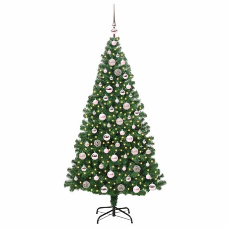 vidaXL Kunstkerstboom Groen 180 cm PVC en Staal en Kunststof afbeelding3 - 1