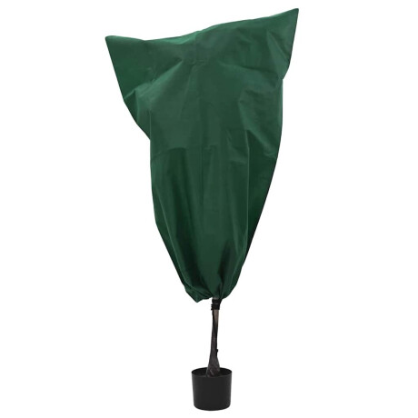 vidaXL Vorstbescherming Plantenfleece Covers 10 pcs Groen 0,8 x 1,2 m afbeelding3 - 1