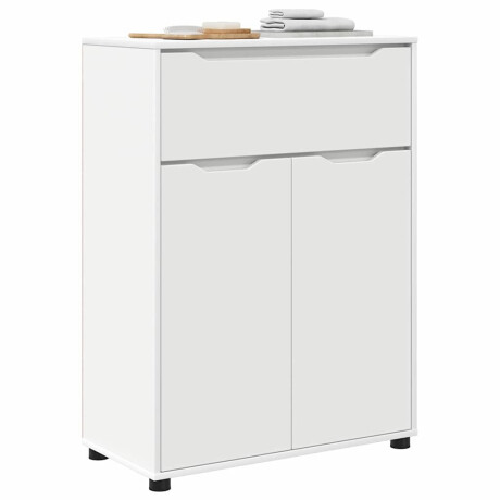 vidaXL Badkamer Kast met lade Wit 72,5 x 36,5 x 100 cm Bewerkt hout afbeelding3 - 1