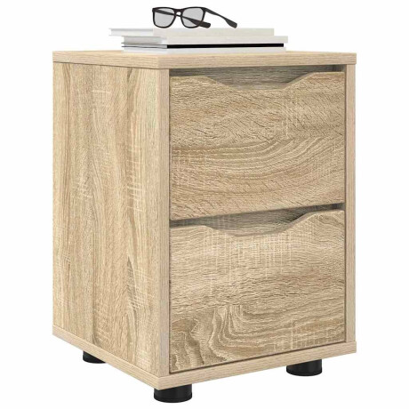 vidaXL Nachtkastje Sonoma Eiken 30,5 x 30 x 43 cm Bewerkt hout afbeelding3 - 1
