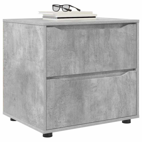 vidaXL Opbergkast Beton Grijs 60 x 48 x 57 cm Bewerkt hout afbeelding3 - 1