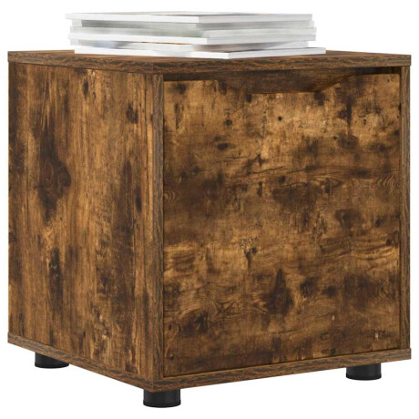vidaXL Badkamer Kast Gerookt eiken 40,5 x 40 x 44 cm Bewerkt hout afbeelding3 - 1