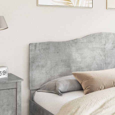 vidaXL Hoofdbord met hoofdeinde Beton Grijs 200 cm Bewerkt hout afbeelding3 - 1