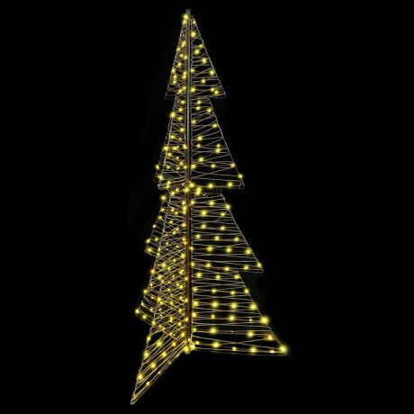 vidaXL Kerstboom met 240 LED Warmwit 180 cm Rattan afbeelding3 - 1