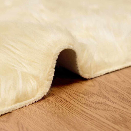 vidaXL Tapijt van imitatie TAFALLA Crèmekleurig 240 x 340 cm Polyester afbeelding3 - 1