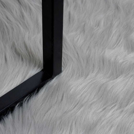 vidaXL Tapijt van imitatie TAFALLA Grijs 60 x 110 cm Polyester afbeelding3 - 1
