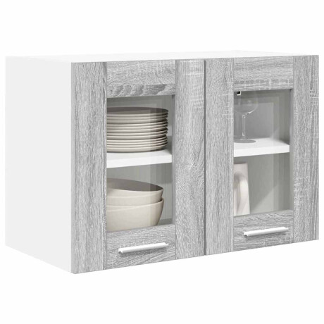 vidaXL Hangkast met opslag Grijs Sonoma 60 x 31 x 40 cm Bewerkt hout afbeelding3 - 1
