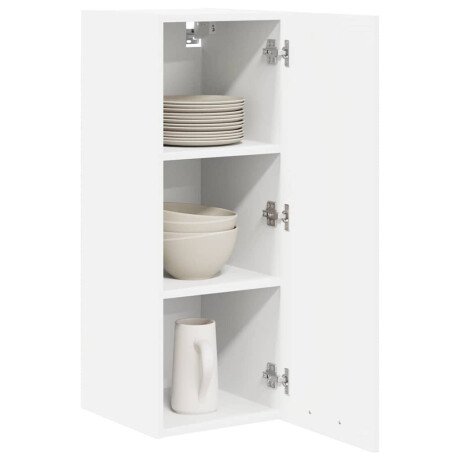 vidaXL Hangkast met plank Riga Wit 30 x 31 x 80 cm Bewerkt hout afbeelding3 - 1