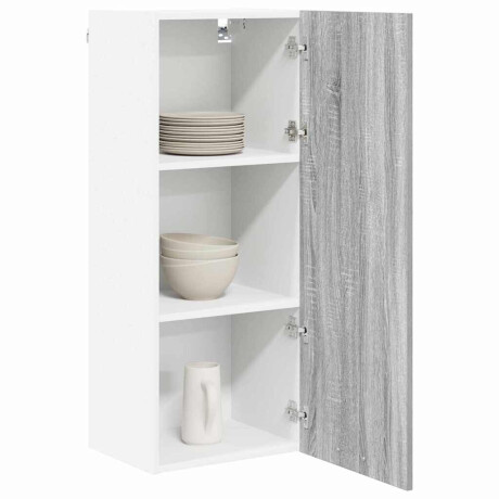 vidaXL Hangkast Riga Grijs Sonoma 40 x 31 x 100 cm Bewerkt hout afbeelding3 - 1