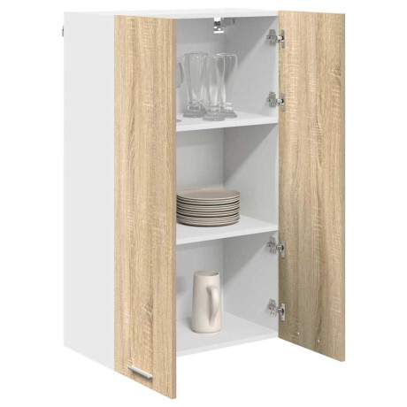 vidaXL Hangkast met opslag Sonoma Eiken 60 x 31 x 100 cm Bewerkt hout afbeelding3 - 1