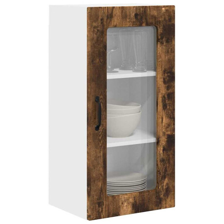 vidaXL Vaatwasserpaneel Kalmar 2 pcs Gerookt eiken 40 x 31 x 80 cm afbeelding3 - 1