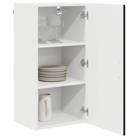 vidaXL Vaatwasserpaneel Kalmar Zwart 40 x 31 x 80 cm Bewerkt hout afbeelding3 - 1