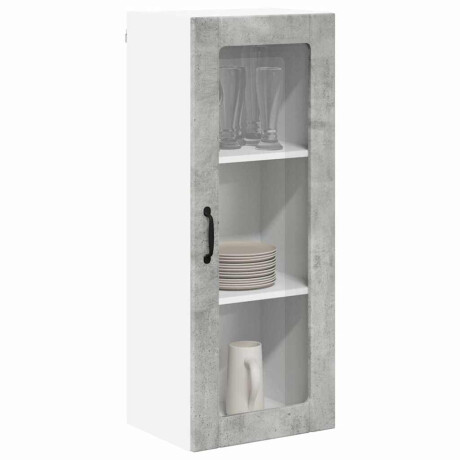 vidaXL Keukenkast aan de muur met plank Beton Grijs 40 x 31 x 100 cm afbeelding3 - 1